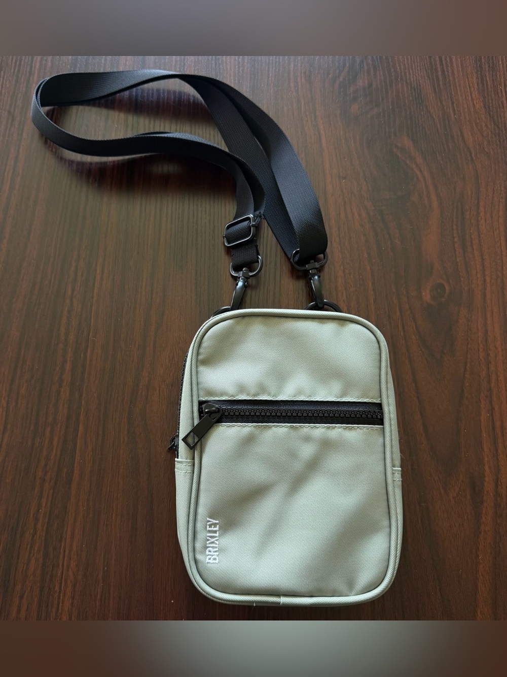 Brixley Sage Green Crossbody Bag with Adjustable Strap